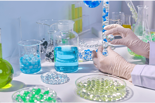 課題② 有効成分を配合した溶液をゲル化して固めたい